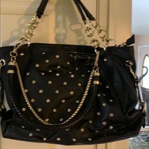 Imoshionusa black rhinestone handbag